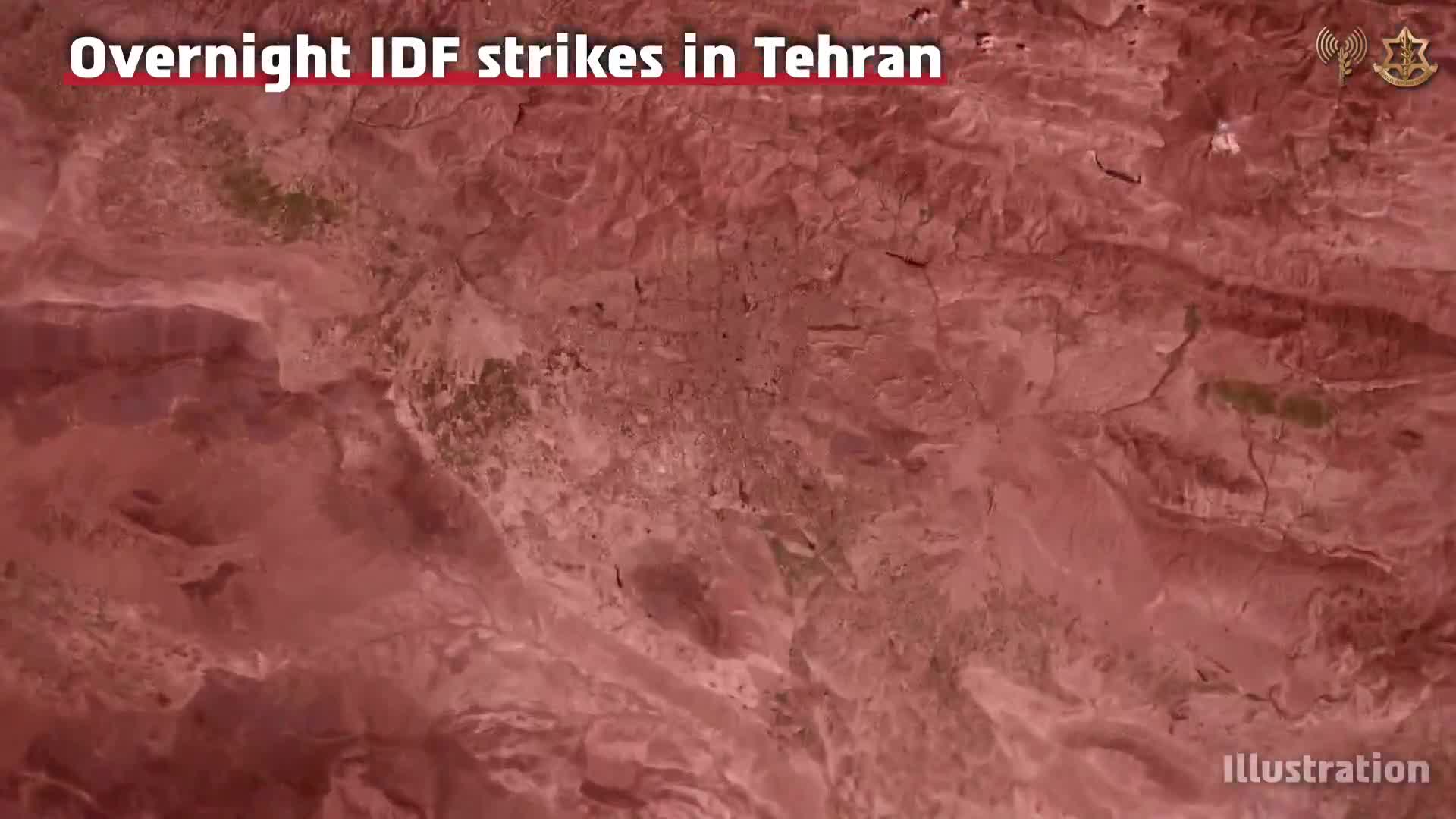 The IDF announced that it carried out a large-scale overnight wave of airstrikes in the Tehran area targeting key Iranian regime military infrastructure. The strikes focused on weapons production and storage facilities, including a Ministry of Defense site, an IRGC Air Force production facility, and a military base used for training and housing missile systems. In addition, Israeli forces targeted intelligence and internal security infrastructure, including a Ministry of Intelligence headquarters and an emergency command center of Iran’s Internal Security Forces.