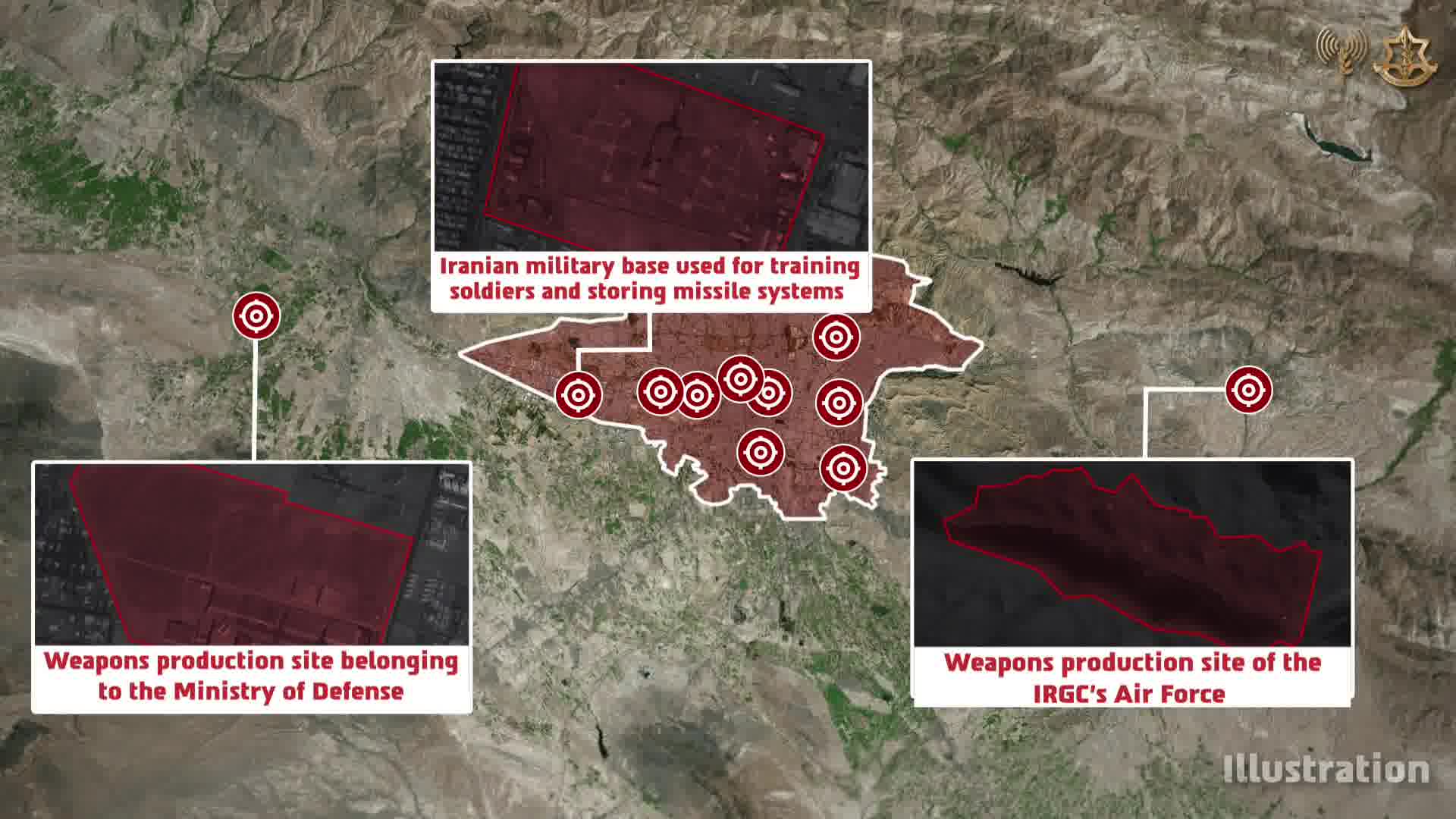 The IDF announced that it carried out a large-scale overnight wave of airstrikes in the Tehran area targeting key Iranian regime military infrastructure. The strikes focused on weapons production and storage facilities, including a Ministry of Defense site, an IRGC Air Force production facility, and a military base used for training and housing missile systems. In addition, Israeli forces targeted intelligence and internal security infrastructure, including a Ministry of Intelligence headquarters and an emergency command center of Iran’s Internal Security Forces.
