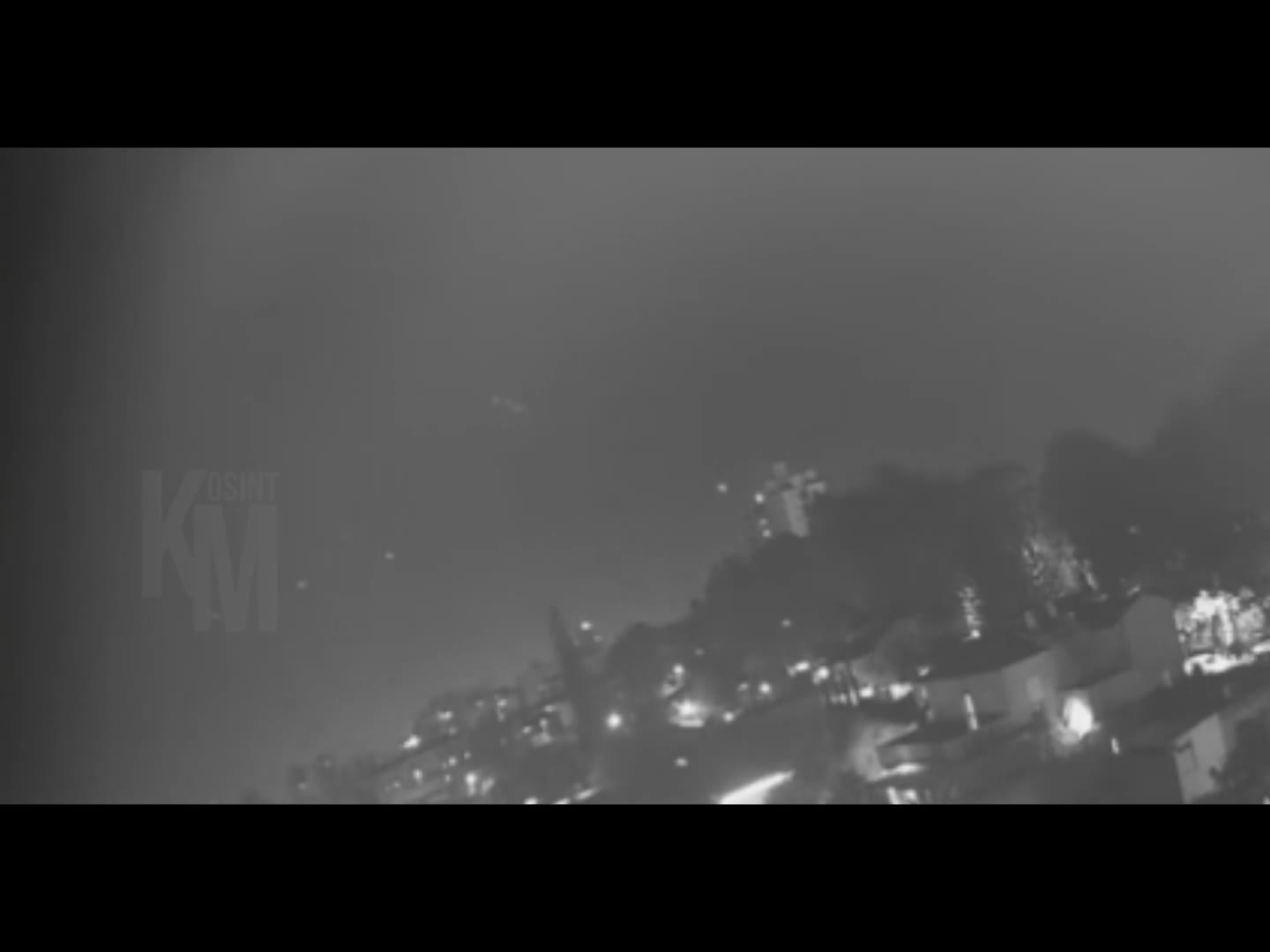 Footage of multiple interceptors over Tel Aviv as Iran launches new Ballistic missiles. Multiple explosions heard