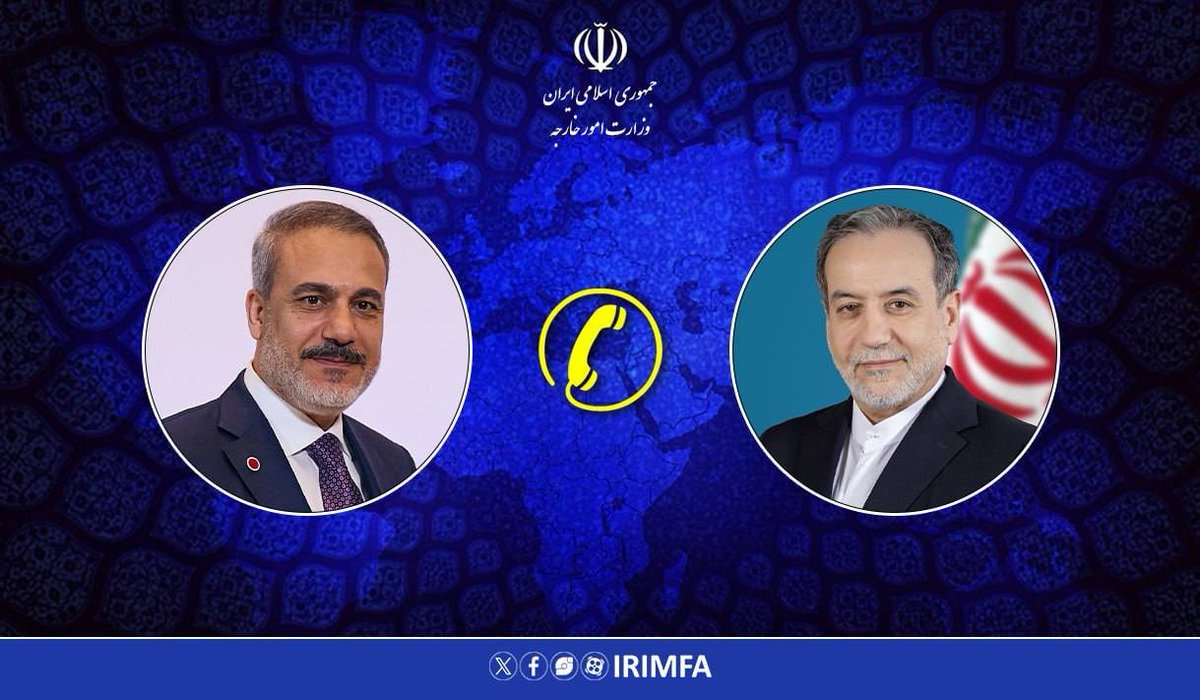 Iran’s Foreign Minister Abbas Araghchi and China’s Foreign Minister Wang Yi held a phone call to discuss regional situation