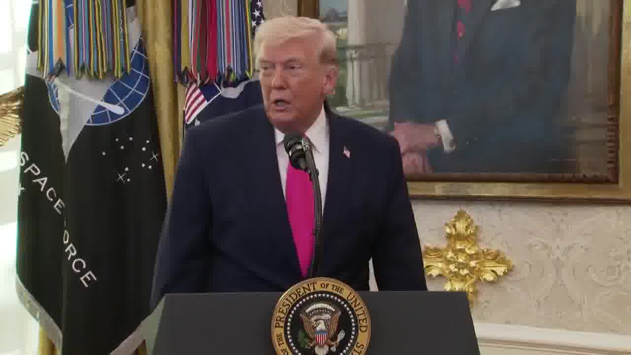 President Trump: “You know, I don’t like to say this. We’ve won this war. This war has been won. The only one that likes to keep it going is the fake news. We literally have planes flying over Tehran.”