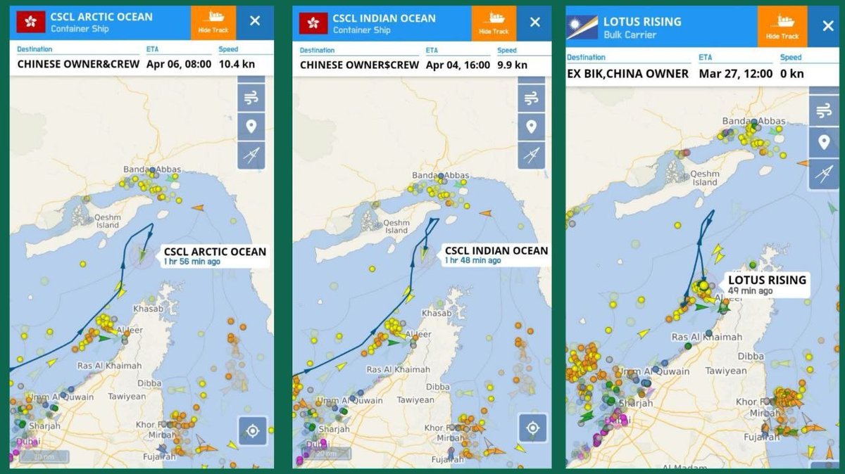 IRGC: This morning three container ships of different nationalities moved toward the designated corridor for the transit of ships with permits, which were turned back with a warning from the IRGC Navy. The IRGC Navy announced that the Strait of Hormuz is closed and that any movement in this strait will be met with a harsh response. The movement of any ship “to and from” ports of the allies and supporters of the Israeli-U.S. enemies to any destination and from any corridor is prohibited