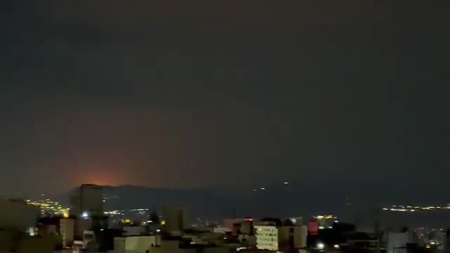 Violent strikes in Parchin, east of Tehran