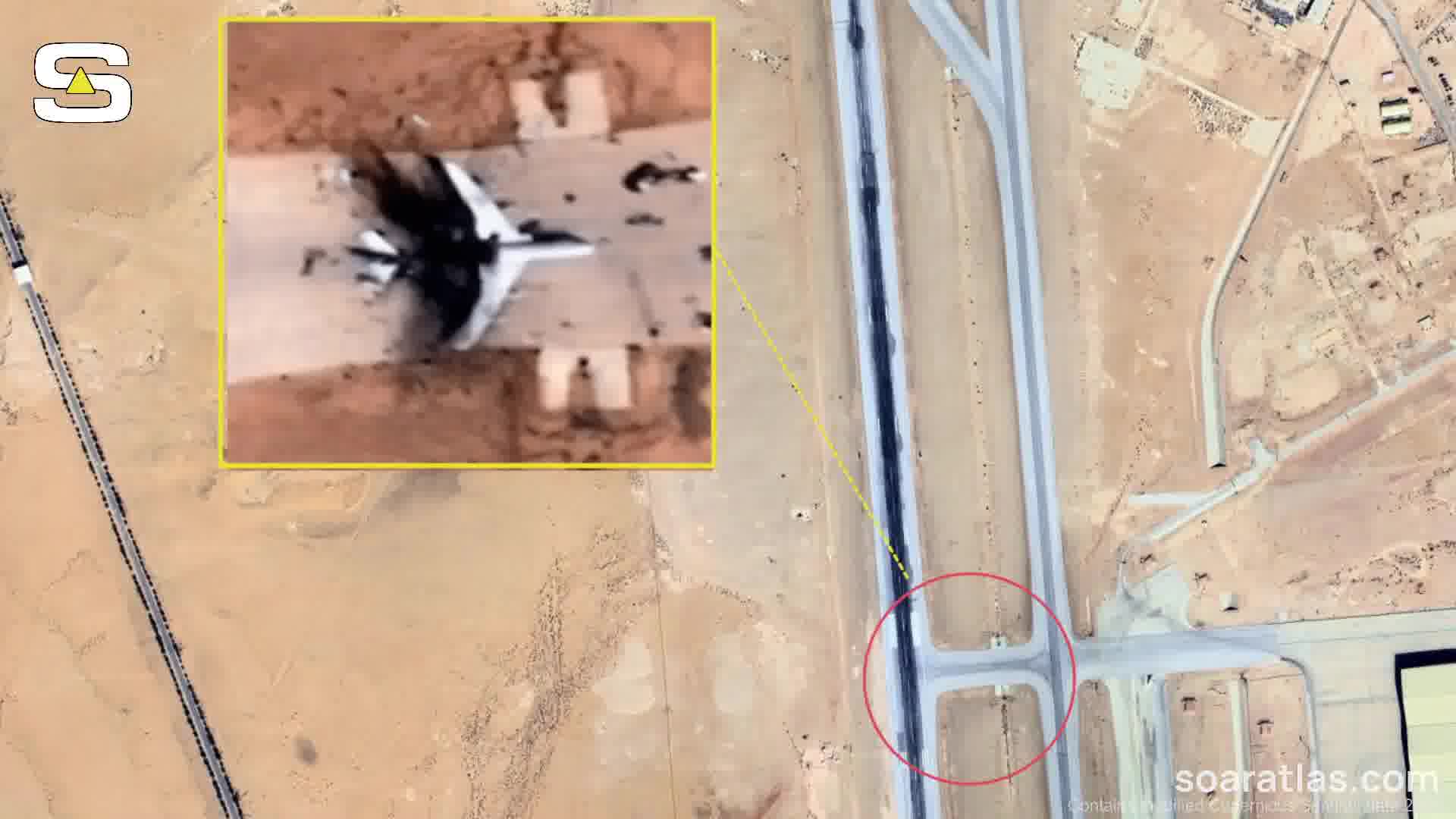Satellite imagery from Mar 29th shows several strikes across the Prince Sultan Air Base in Saudi Arabia, confirming destruction to US E-3G Sentry and KC-135 aircrafts