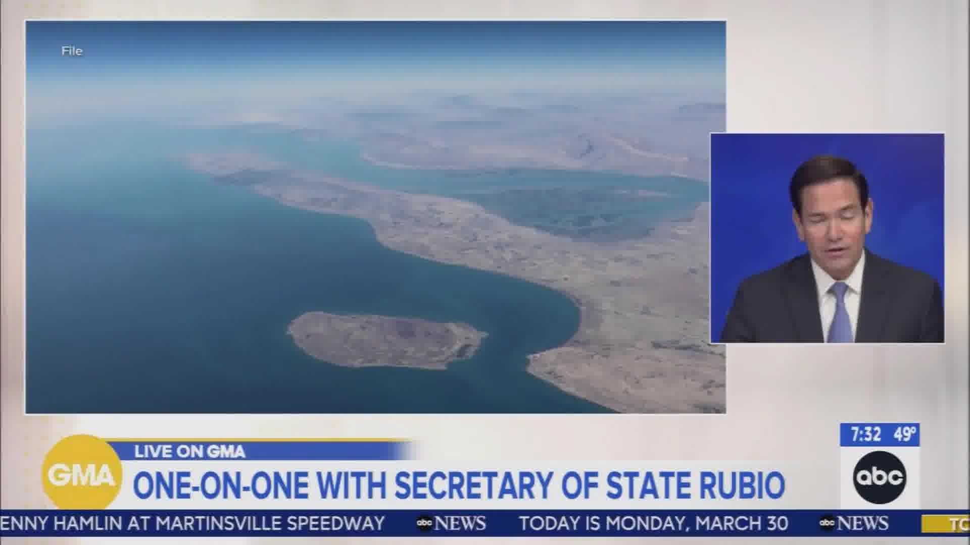 Sec. Rubio: Iran is making threats about controlling the Strait of Hormuz and creating a tolling system. That’s not going to be allowed to happen