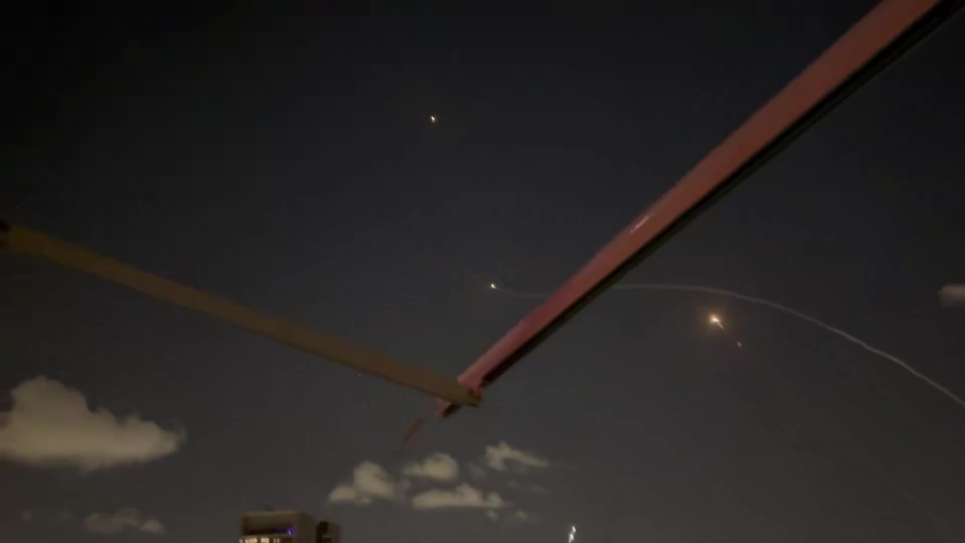 Another Iranian missile over Tel Aviv and more interceptors fired