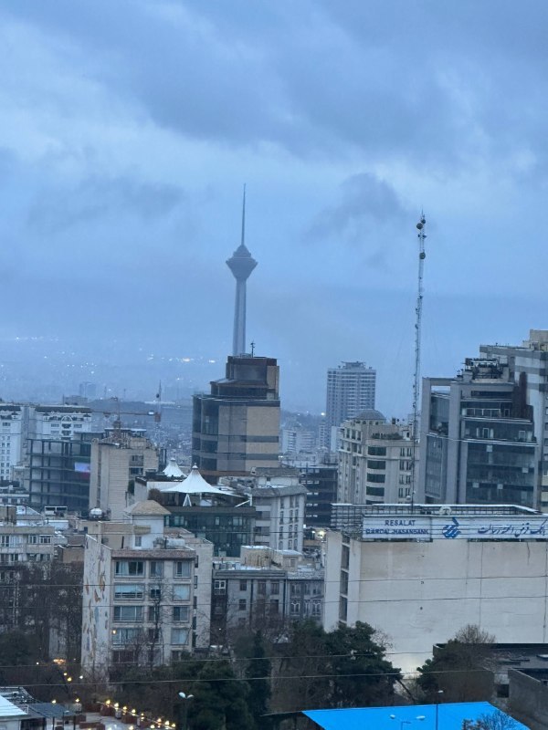 Building targeted on 9th Baluchestan Street, Gisha area in Tehran