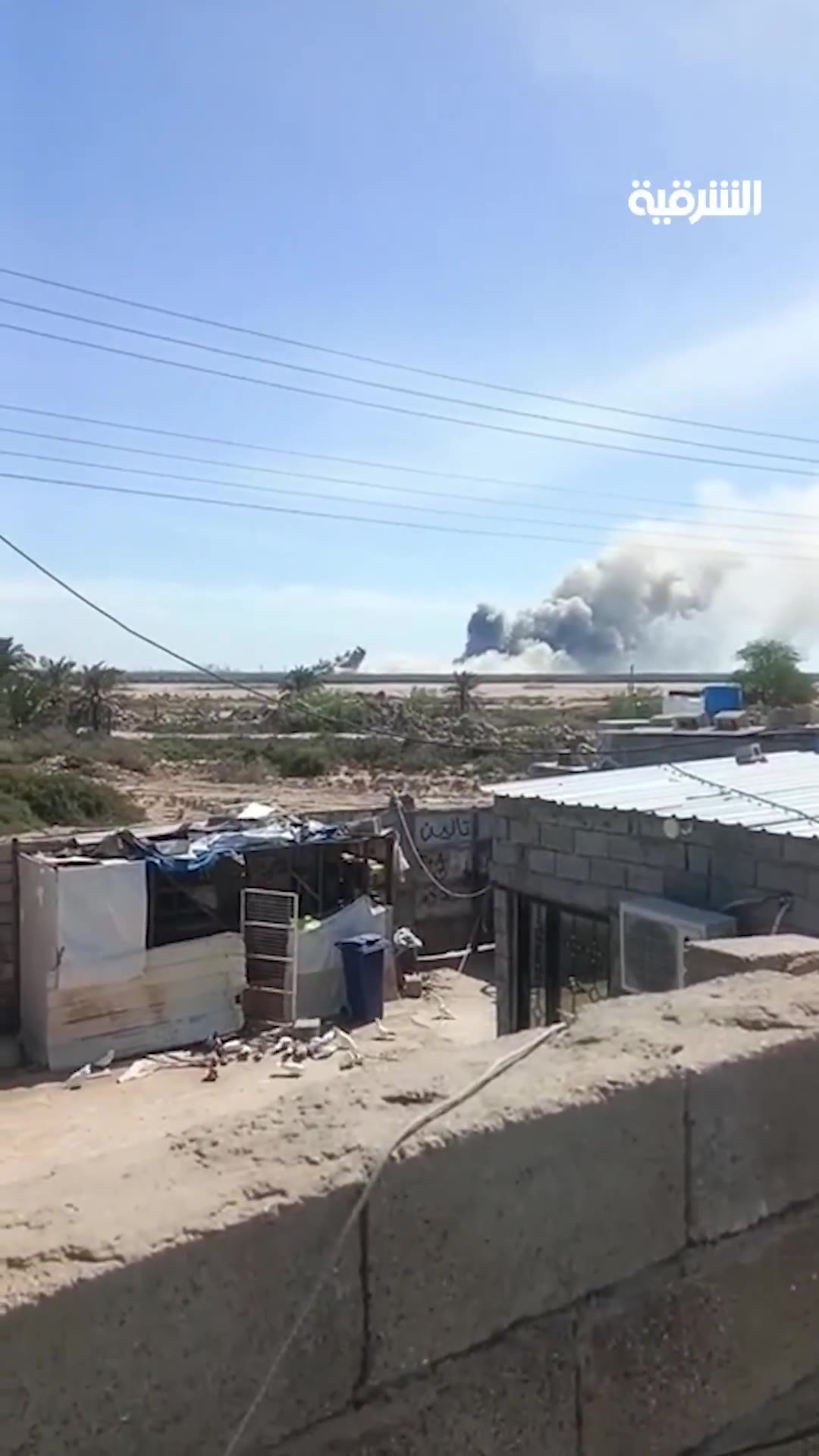 Airstrikes on Iran documented from residents of border areas of Basra province in Iraq