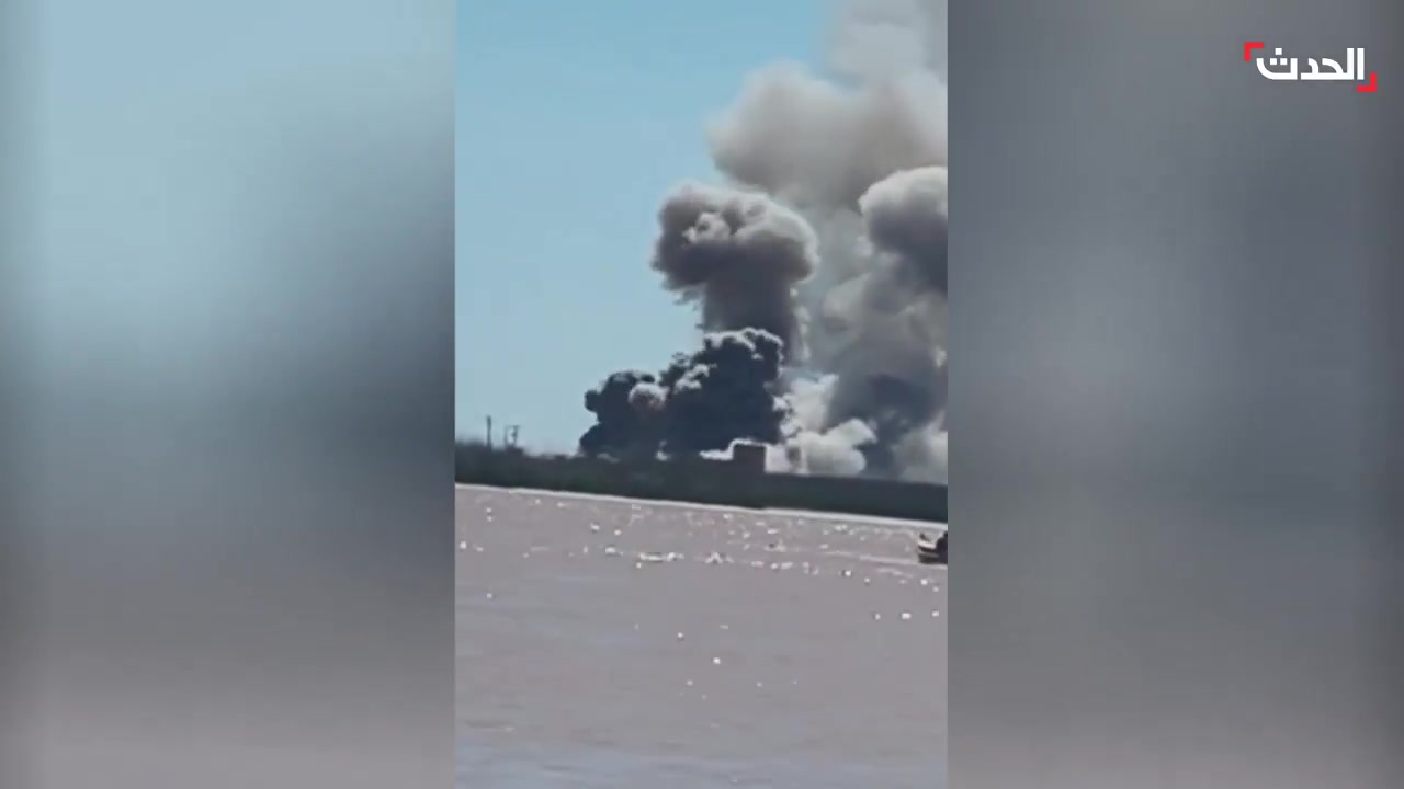 Footage shows the bombing of an Iranian border post opposite the Iraqi city of Faw by Israeli and American airstrikes