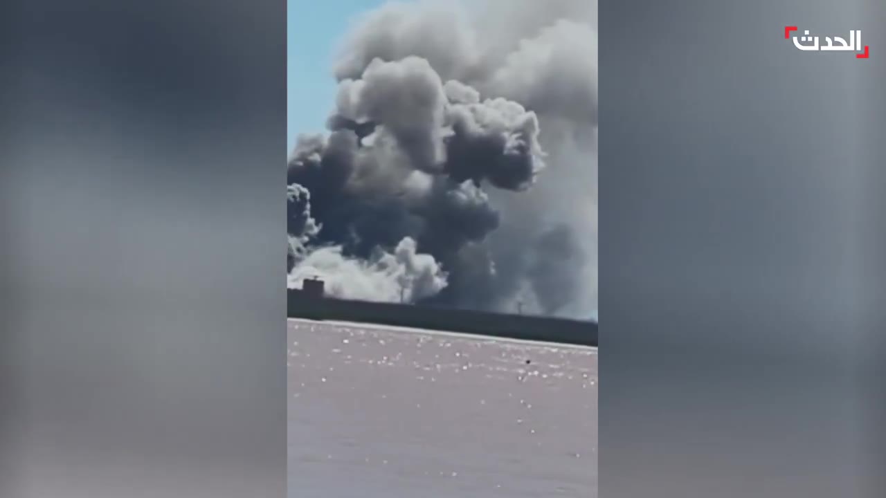 Footage shows the bombing of an Iranian border post opposite the Iraqi city of Faw by Israeli and American airstrikes