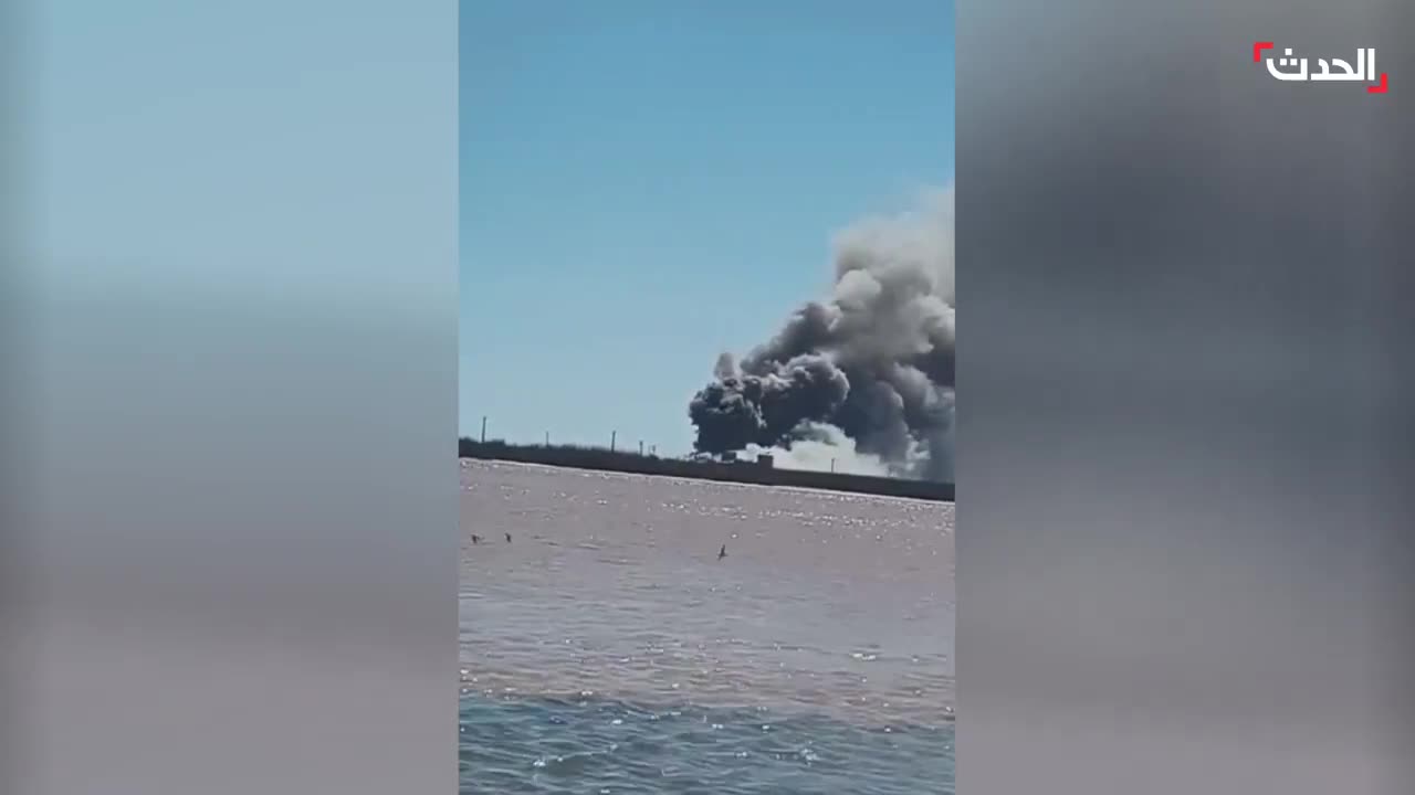 Footage shows the bombing of an Iranian border post opposite the Iraqi city of Faw by Israeli and American airstrikes