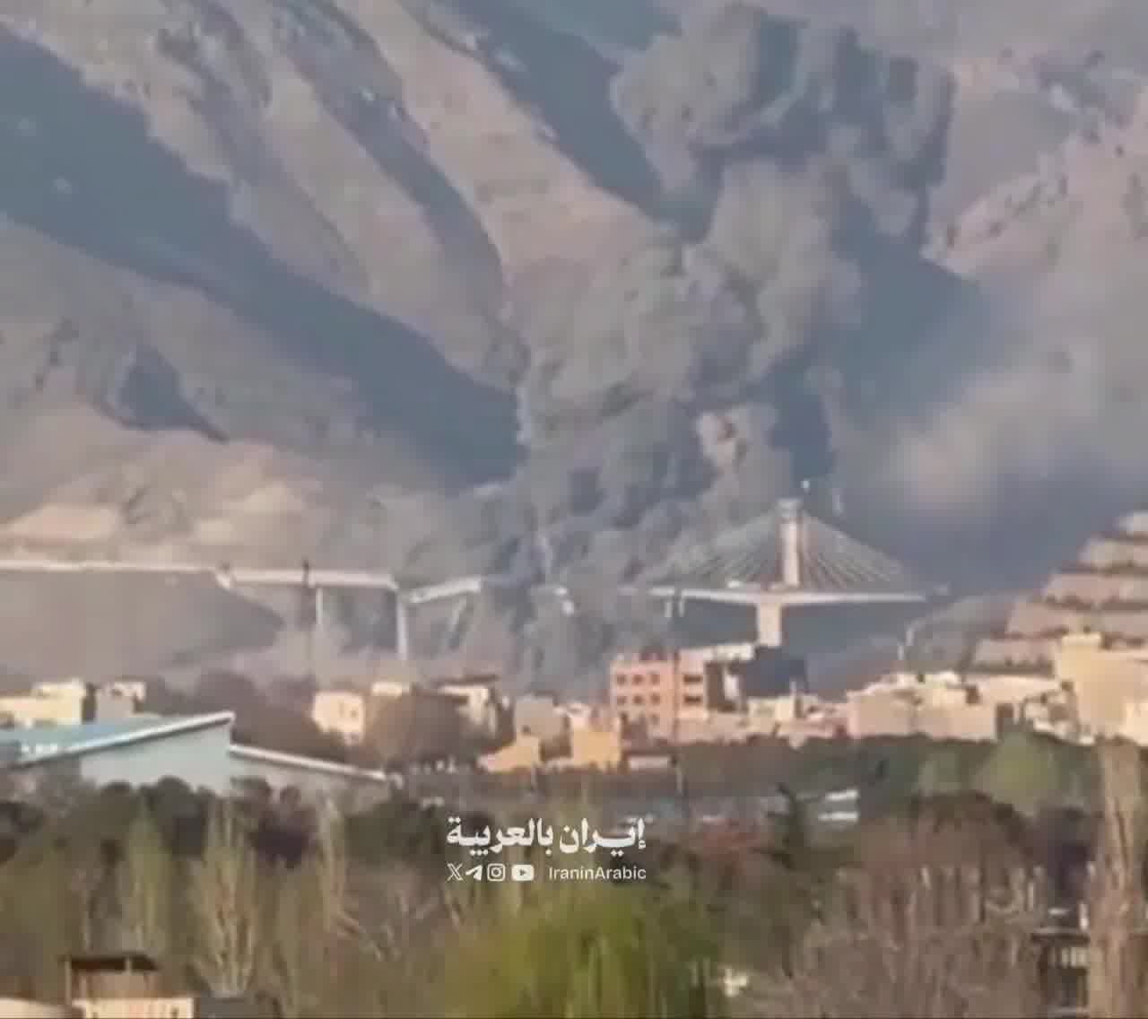 An Israeli-American airstrike destroyed B1 bridge that connects Tehran and Karag Iran