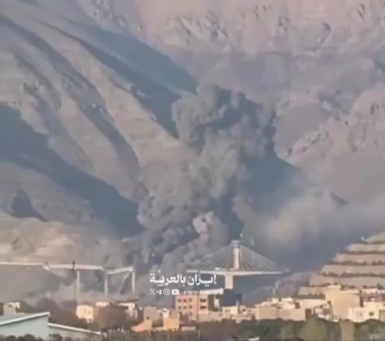 An Israeli-American airstrike destroyed B1 bridge that connects Tehran and Karag Iran