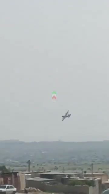 A U.S. Air Force HC-130J “Combat King II” Combat Search and Rescue (CSAR) Aircraft seen flying extremely low over the countryside of Southern Iran, as the search continues for the crew of a downed American F-15E Strike Eagle