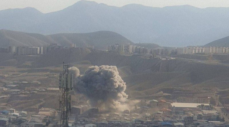 Tehran has been experiencing intense and widespread shelling for more than two hours.