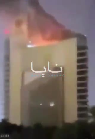 Kuwait's Ministry of Oil building hit in an Iranian attack