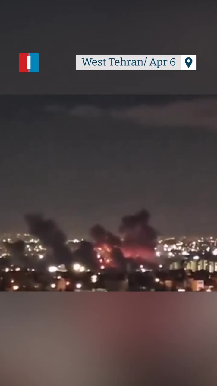 De puissantes explosions ont illuminé le ciel de l'ouest de Téhéran tôt lundi matin, à la suite de frappes aériennes israéliennes et américaines, selon des vidéos reçues par Iran International. Des habitants ont rapporté que les explosions se sont produites près de l'aéroport de Mehrabad.