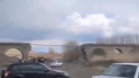 Bridge destroyed by an airstrike near Iran Zanjan - multiple bridges, and even highways, appear to have been targeted across Iran