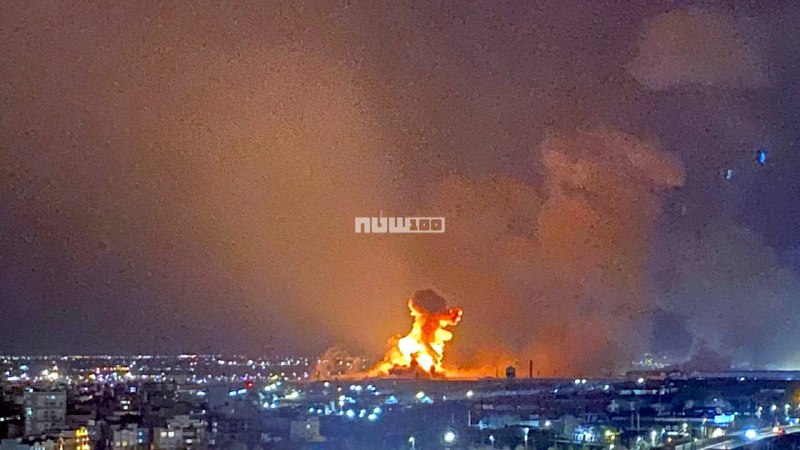 Iranian report from a few minutes ago about a massive explosion in Arak