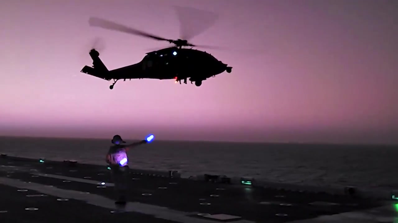 U.S. Central Command (CENTCOM) has published video showing U.S. Marines with the 31st Marine Expeditionary Unit (MEU) boarding the M/V Blue Star 3, which was suspected of attempting to violate the U.S. naval blockade of Iran. Following the boarding, U.S. forces determined the ship's itinerary would not include an Iranian port call and released the ship
