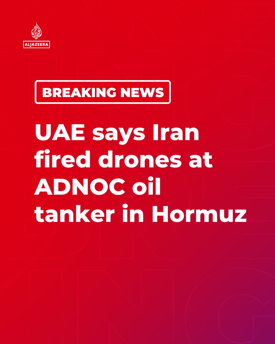 The UAE has strongly condemned the targeting of a national tanker affiliated with ADNOC while passing through the Strait of Hormuz.”