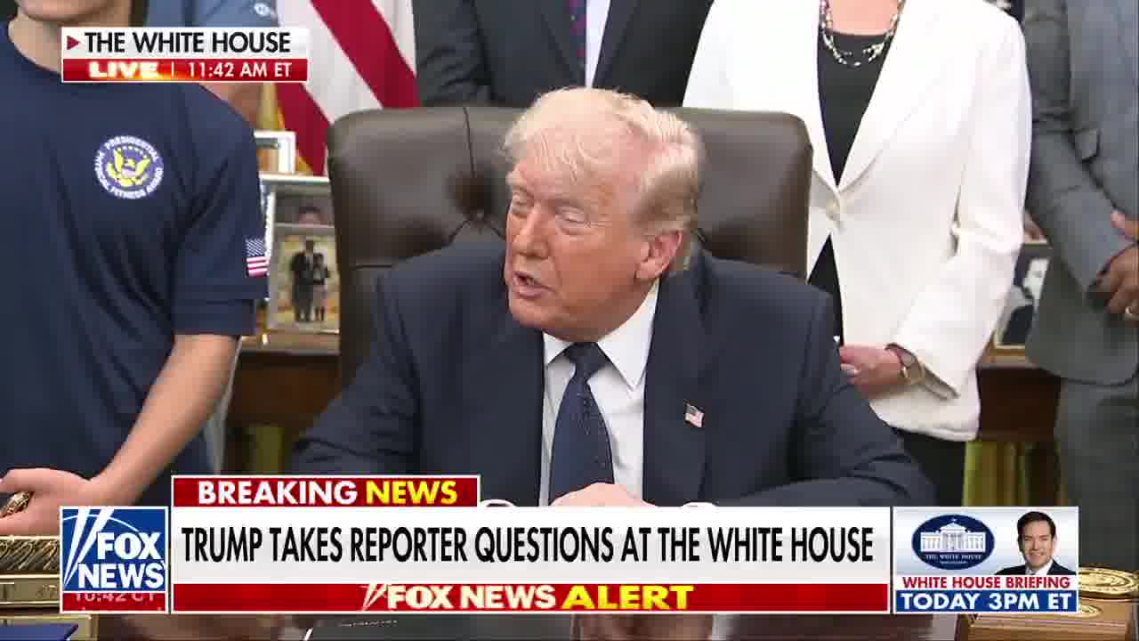 REPORTER: You said recently that if Iranians were armed, they could take over their regime. Do you plan to arm them soon TRUMP: I don't want to say that. People say, 'why aren't they protesting' They want to protest, but they don't have any guns
