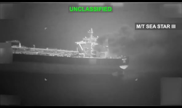 CENTCOM: U.S. forces disabled the Iranian-flagged tankers Sea Star III and Sevda on May 8 as they attempted to enter an Iranian port in violation of the U.S. blockade. A U.S. Navy F/A-18 Super Hornet from USS George H.W. Bush struck both vessels’ smokestacks with precision munitions, preventing them from reaching Iran