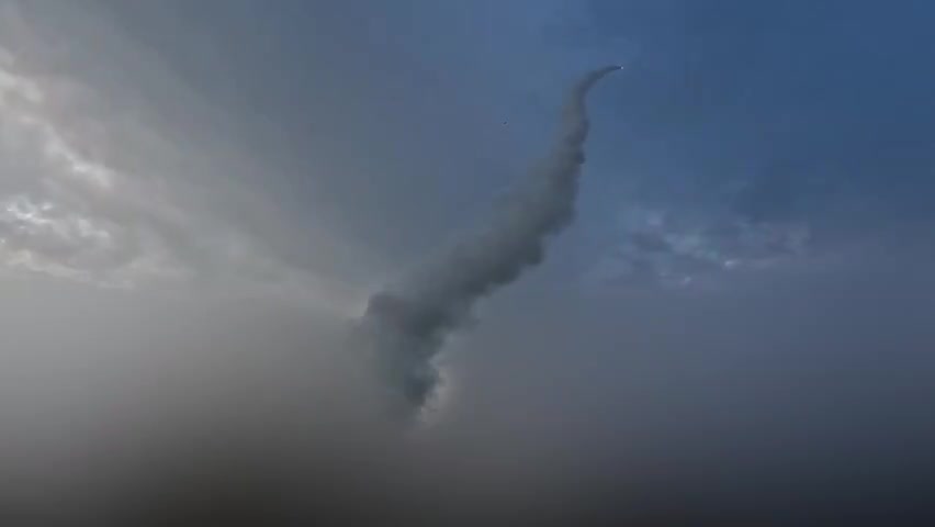 IRGC video of the launch of two ballistic missiles targeting American forces based in Kuwait today. The missiles look like Fateh-110 and we know from the local videos and CENTCOM statement that it happened at 6:30 am this morning. CENTCOM claims they intercepted both missiles