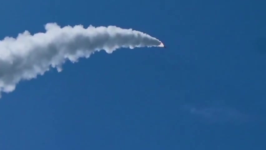 IRGC video of the launch of two ballistic missiles targeting American forces based in Kuwait today. The missiles look like Fateh-110 and we know from the local videos and CENTCOM statement that it happened at 6:30 am this morning. CENTCOM claims they intercepted both missiles