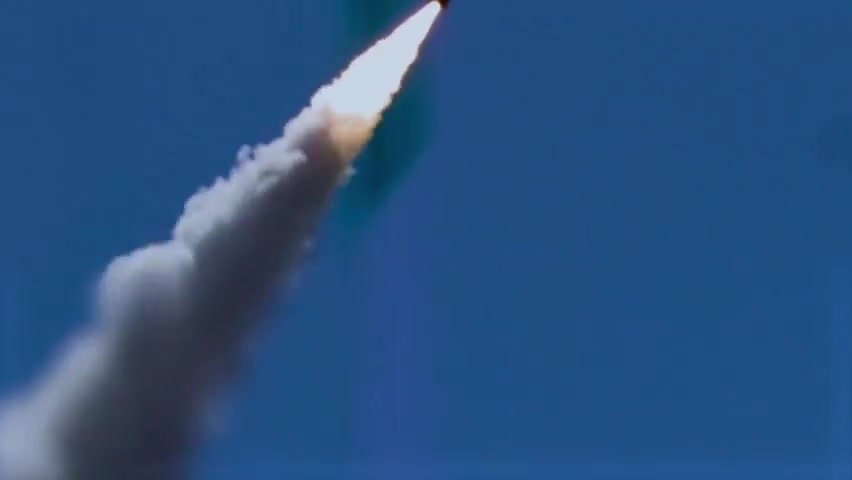 IRGC video of the launch of two ballistic missiles targeting American forces based in Kuwait today. The missiles look like Fateh-110 and we know from the local videos and CENTCOM statement that it happened at 6:30 am this morning. CENTCOM claims they intercepted both missiles