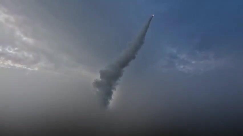 IRGC video of the launch of two ballistic missiles targeting American forces based in Kuwait today. The missiles look like Fateh-110 and we know from the local videos and CENTCOM statement that it happened at 6:30 am this morning. CENTCOM claims they intercepted both missiles