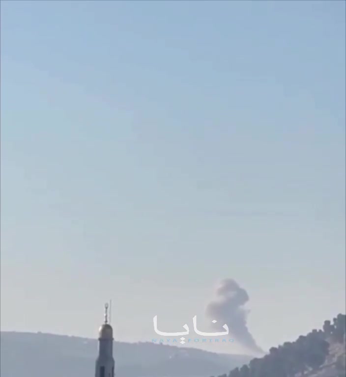 Iranian ballistic missile impact in Samaria, West Bank