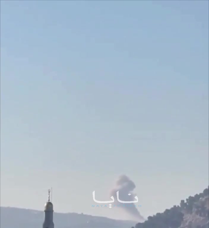 Iranian ballistic missile impact in Samaria, West Bank