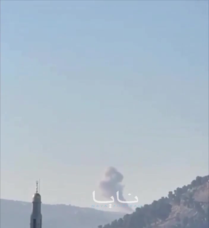 Iranian ballistic missile impact in Samaria, West Bank