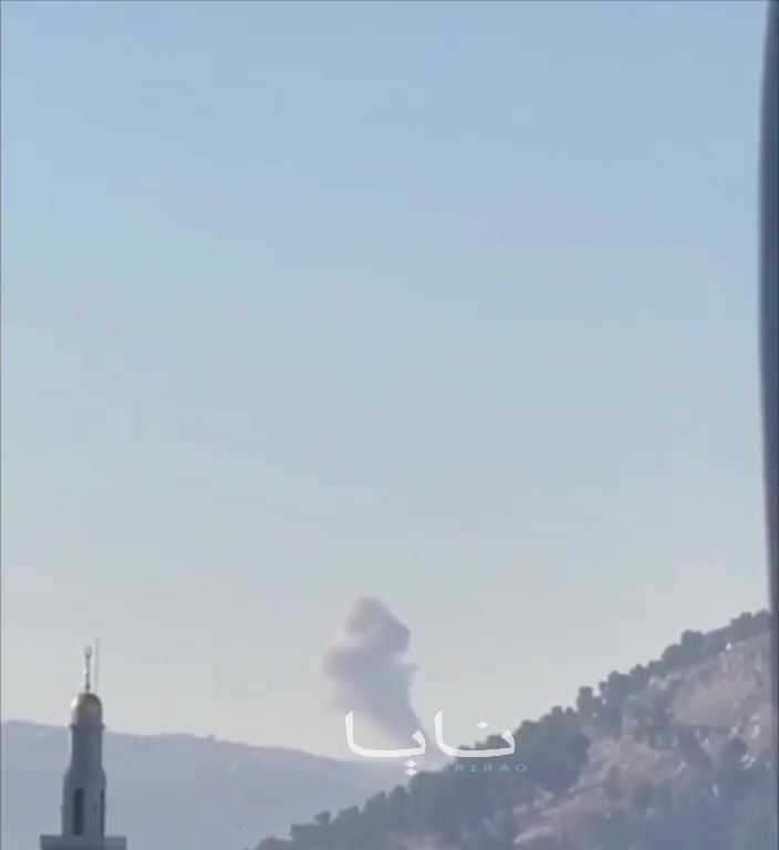 Iranian ballistic missile impact in Samaria, West Bank