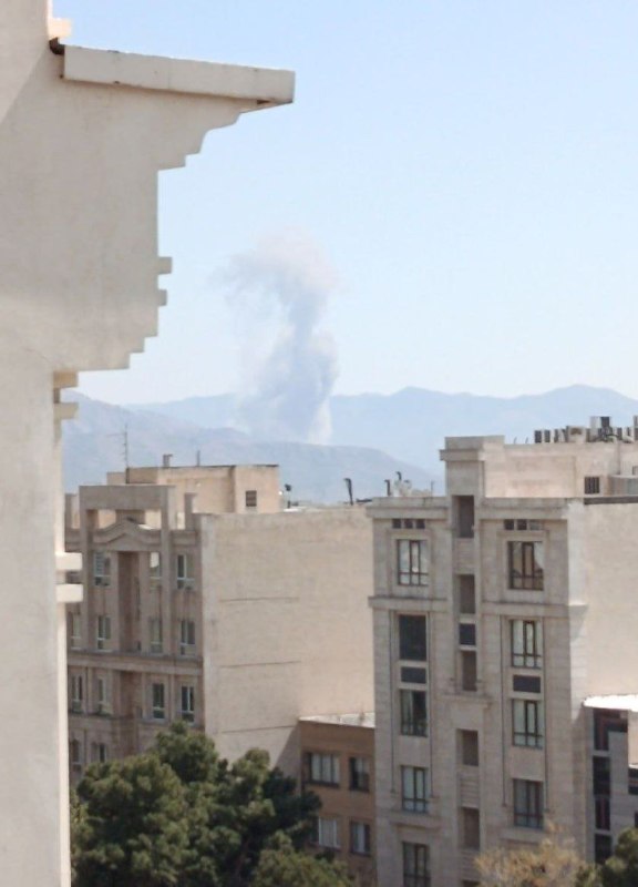 Bombardment in Tehran