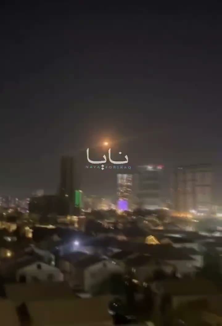 Interceptions over Erbil Governorate, northern Iraq