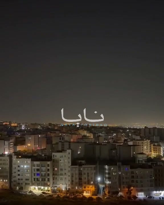 Activating Iranian air defenses in the skies of the capital, Tehran