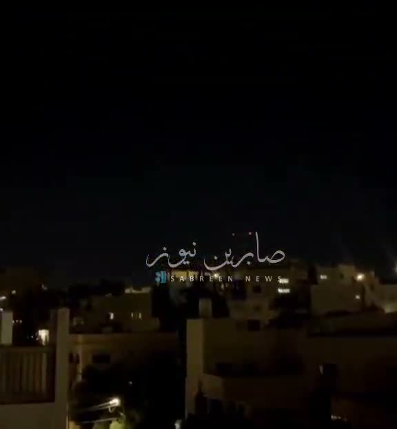 Jordanian skies now: US air defenses attempt to intercept Iranian missiles