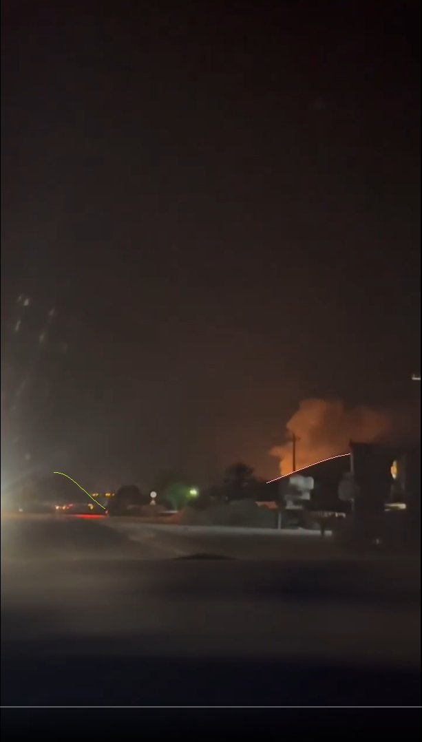 Strikes targeting Lar Missile Bas