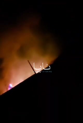 Fires in the city of Behbahan in Khuzestan province, southern Iran as result of U.S. strikes 