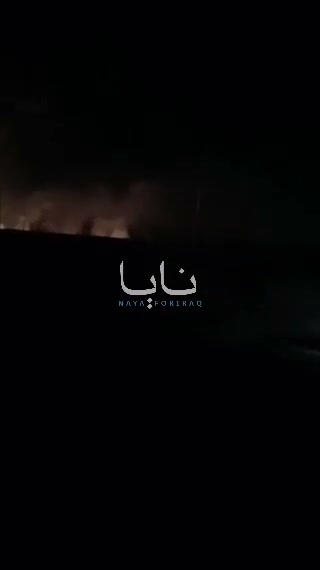 Fires in the city of Behbahan in Khuzestan province, southern Iran as result of U.S. strikes 