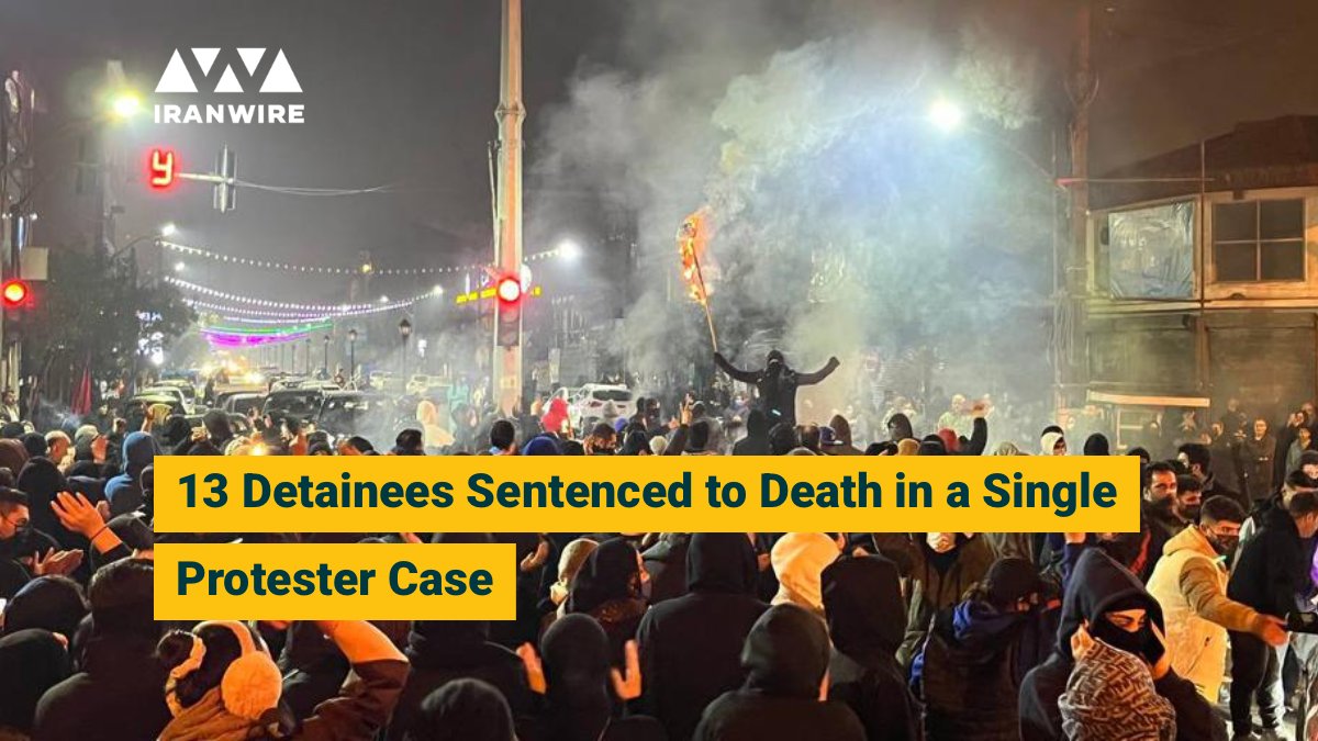 Iranian protester Ahad Shokohian has been sentenced to death three times by a Tehran court on charges including murder and acting against national security.