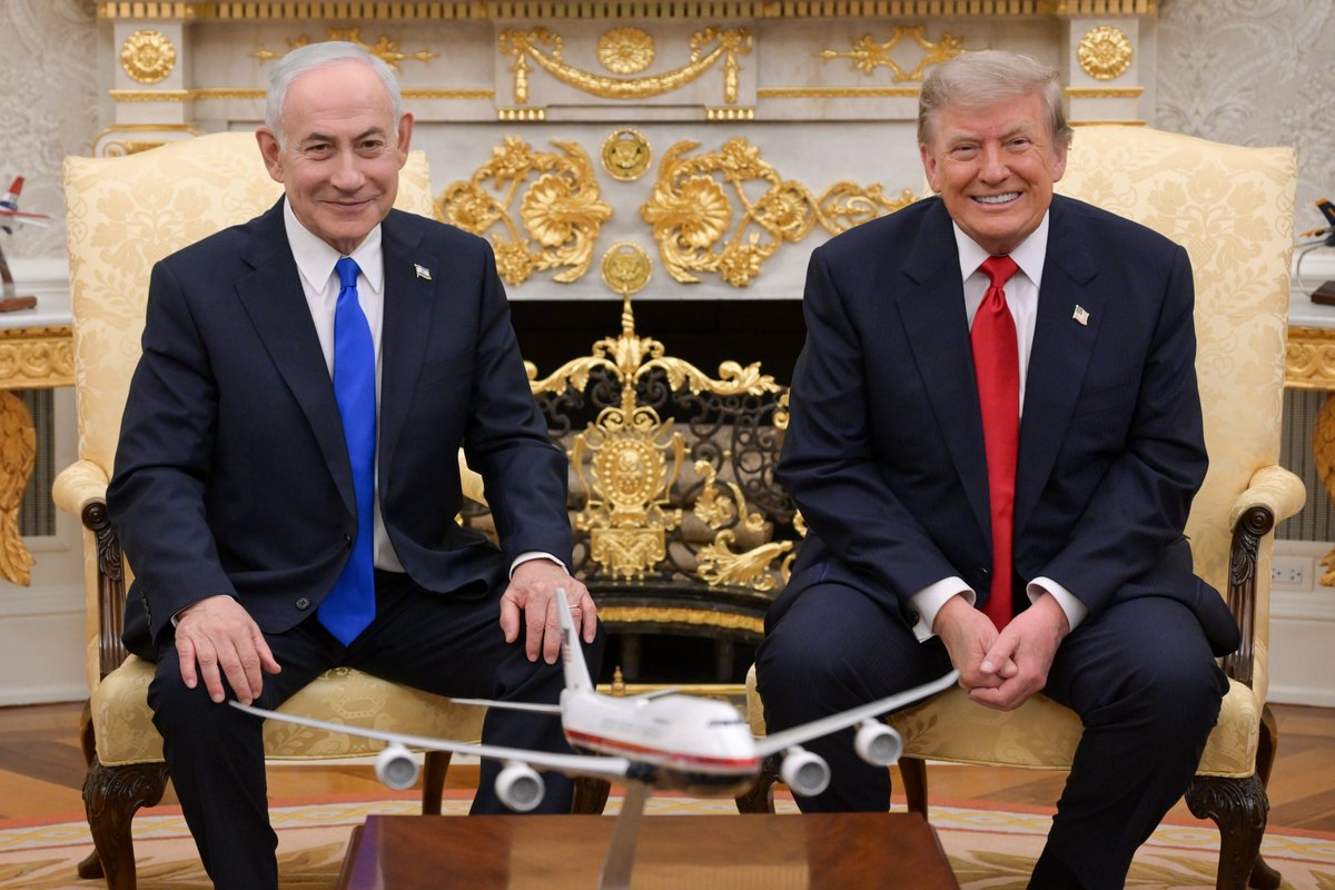 Netanyahu and Trump met in the White House