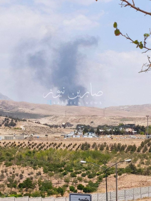 Tehran Fire Department Spokesperson: The smoke seen in the sky over eastern Tehran is due to a fire in the waste and green spaces within the Jajrud area.