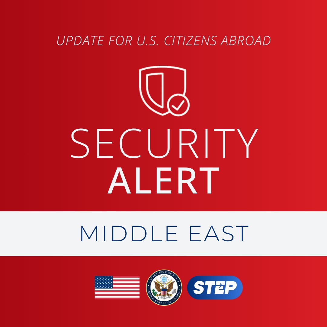 The U.S. State Department renewed its warning yesterday for Americans across the Middle East, urging heightened vigilance amid the increasingly volatile regional security environment. Americans currently in the region are advised to consider departing while commercial travel remains available or be prepared to leave if the situation deteriorates. The advisory warns of potential flight cancellations, periodic airspace closures, and other travel disruptions. Americans outside the region are urged to reconsider travel to or through the Middle East. The updated warning follows a series of increasingly specific security alerts issued in recent weeks, including notices for Jordan, Bahrain, and, for the first time, Egypt, reflecting the geographic expansion of Iranian attacks and concerns that Iran or Iran-backed groups could target U.S. diplomatic facilities, businesses, and other American interests both within and beyond the Middle East