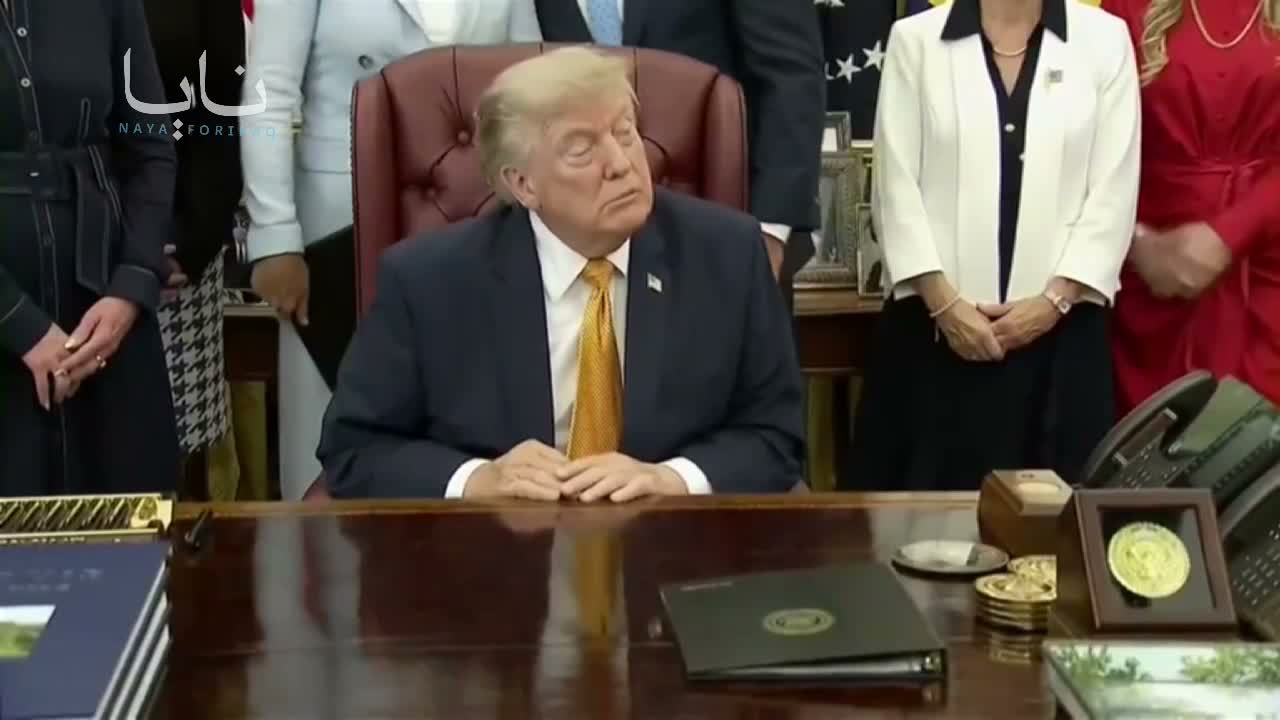 Reporter: Talks with Iran have stalled. Trump: They're continuing. It's amazing. They're not denying it this time. But for some reason, when they talk, they don't like to say they're talking.