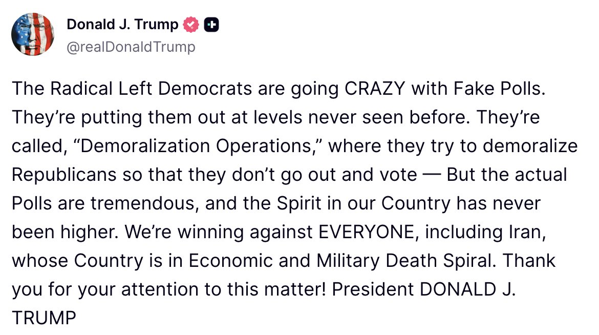 Trump: We're winning against EVERYONE, including Iran, whose Country is in Economic and Military Death Spiral