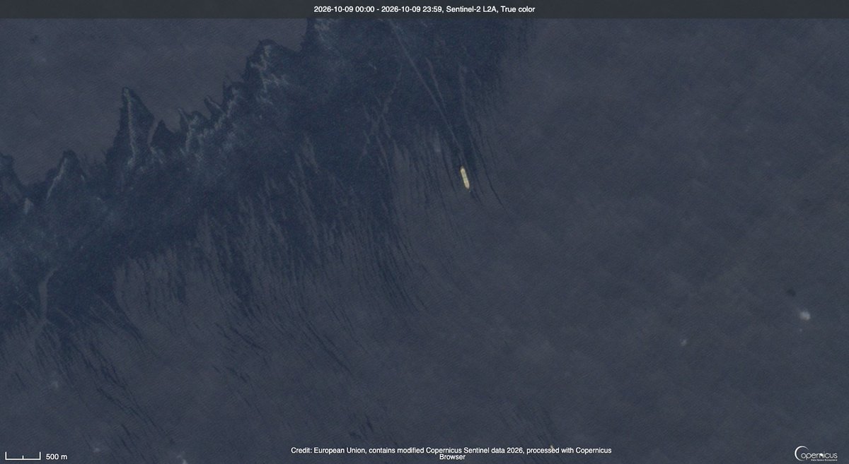 Multiple vessels have been hit and crude leaks all over. Today's optical image. Details soon