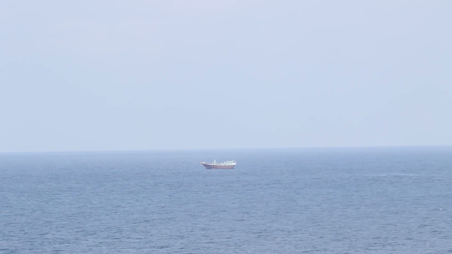 A U.S. military official says American forces destroyed a dhow used by Iranian spotters to identify ships, including U.S. warships, for IRGC targeting last week. Crew members were ordered off before the strike